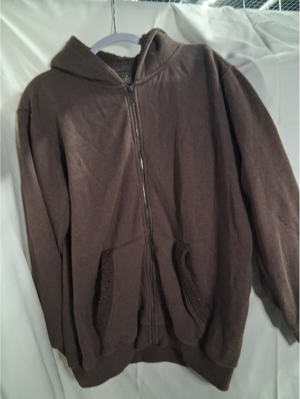 AE Aerie Womens M Brown Oversized Full Zip Hoodie Sweater Loungewear Relaxed M2